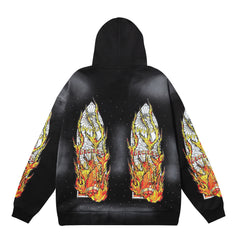 West Coast Choppers Graphic Leather Jacket