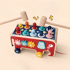 Wooden Pounding Bench