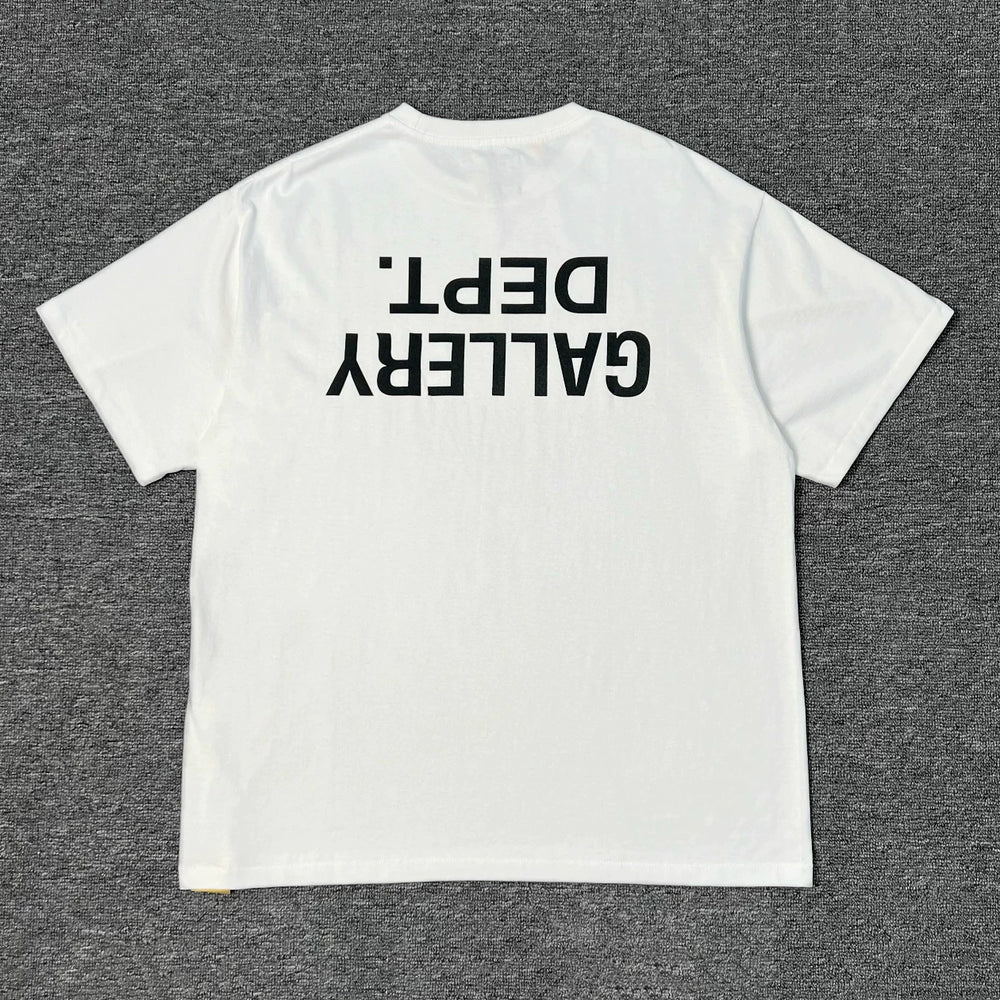 Gallery Dept. Fucked Up Logo Tee Inverted Letter Logo Printed Short Sleeve T-shirt