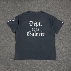 GALLERY DEPT.LOGO-PRINT COTTON-JERSEY T-SHIRT vintage high street short sleeved shirt