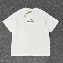Gallery Dept. Fucked Up Logo Tee Inverted Letter Logo Printed Short Sleeve T-shirt