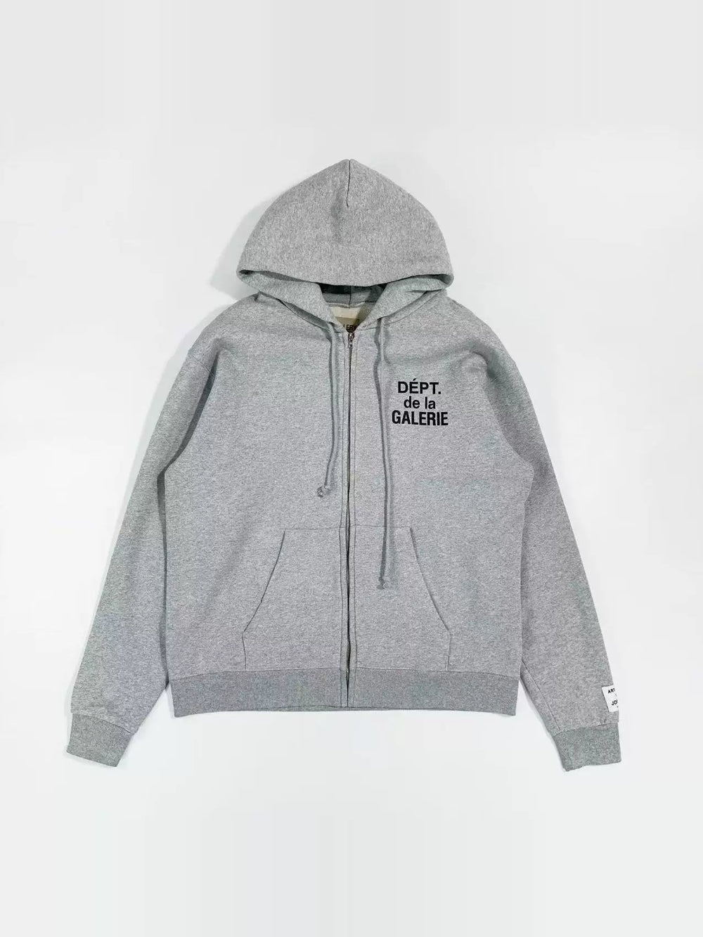 GALLERY DEPT. FRENCH Hemp Grey Basic French American High Street Zipper Hoodie Coat