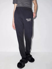 GALLERY DEPT. English LOGO SWEATPANT Basic Alphabet American Leggings Pants