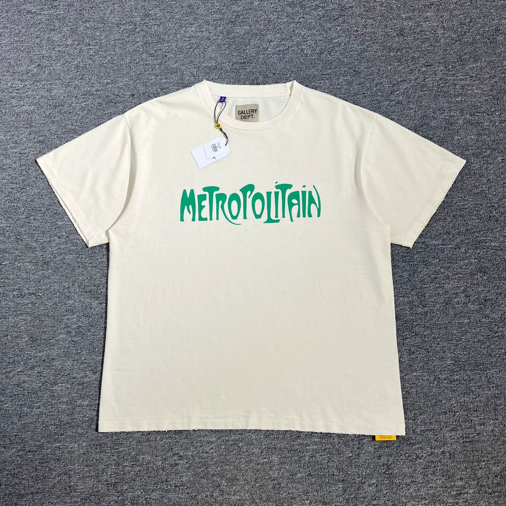 GALLERY DEPT. SELF TITLE TEE Self titled Loose Round Neck High Street Short sleeved T-shirt