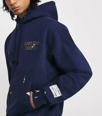 GALLERY DEPT.GD PAINT LOGO HOODIE hand-painted splashed ink hoodie letter logo sweatshirt