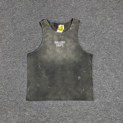 Gallery Dept. Sun Tank Top Faded Black Retro Tank Top