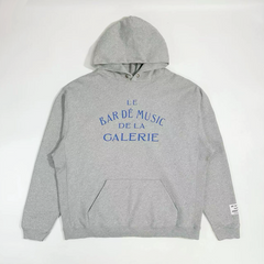 GALLERY DEPT. LE BAR VINTAGE HOODIE Hemp Grey Blue Alphabet Music Bar Hoodie Sweatshirt
