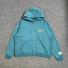 GALLERY DEPT. 90'S FULL ZIP Alphabet Logo Hoodie Loose High Street Zipper cardigan Coat