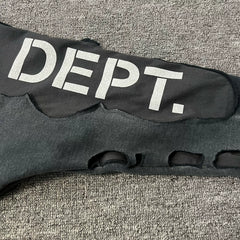 GALLERY DEPT.ARCHIVE HOODIE洗水破坏补丁废土高街卫衣帽衫