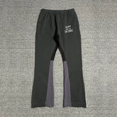 Gallery Dept. Flare Sweatpants Vintage color blocking patchwork sports sweatpants micro flared pants