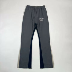 GALLERY DEPT. SWEATPANT FLARE Classic Splicing Micro Horn High Street Guard Pants VIBE Pants