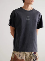 GALLERY DEPT.LOGO-PRINT COTTON-JERSEY T-SHIRT vintage high street short sleeved shirt