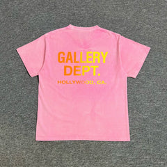 GALLERY DEPT. BOARDWALK TEE vintage high street short sleeved letter printed loose round neck T-shirt