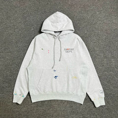 GALLERY DEPT.GD PAINT LOGO HOODIE hand-painted splashed ink hoodie letter logo sweatshirt