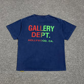 GALLERY DEPT. BOARDWALK TEE vintage high street short sleeved letter printed loose round neck T-shirt