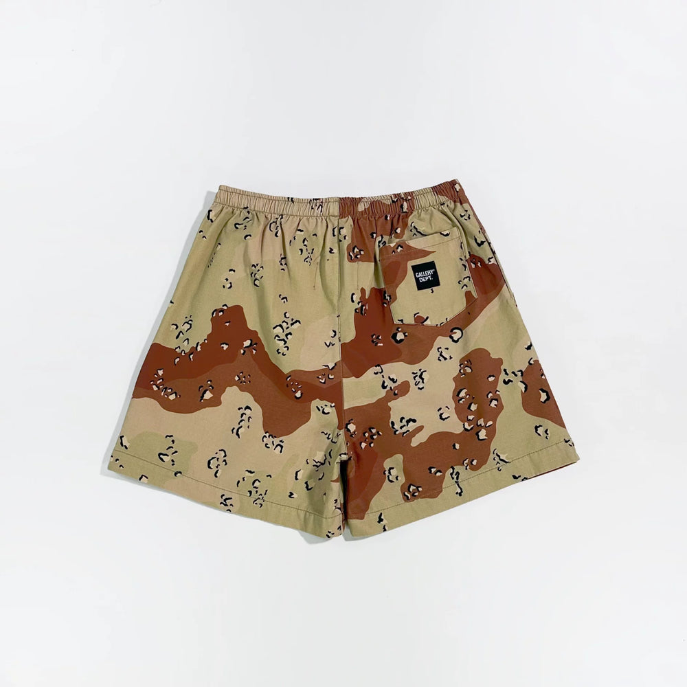 GALLERY DEPT khaki desert camouflage ZUMA American high street beach loose sports casual shorts