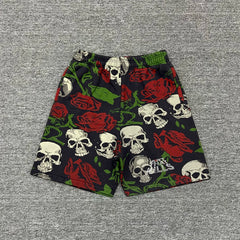 GALLERY DEPT.EDSKI SHORTS Printed Shorts ATK STACKED Skull Shorts