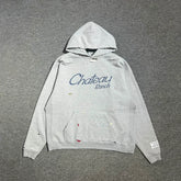 GALLERY DEPT.CHATEAU RANCH DISTRESSED HOODIE破洞泼墨卫衣帽衫