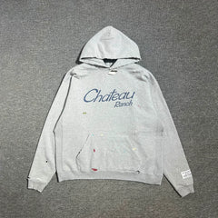 GALLERY DEPT.CHATEAU RANCH DISTRESSED HOODIE破洞泼墨卫衣帽衫