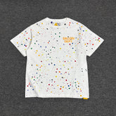 Gallery Dept. Le Pop Printed T-shirt in Cotton, hand-painted short sleeved with splashed ink