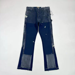 GALLERY DEPT. LA FLARE CARPENTER ink splashing micro-flare lumbering jeans