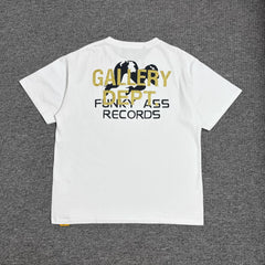 Gallery Dept. KK Funky Ass Records Tee Letter Printed Short Sleeve T-shirt