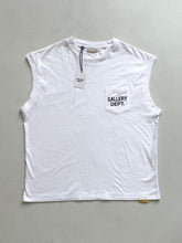 Gallery Dept Independent American Retro Vintage Washed Pocket Printed Sleeveless Tank Top T-shirt for Men and Women Trendy