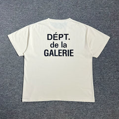 GALLERY DEPT. SELF TITLE TEE Self titled Loose Round Neck High Street Short sleeved T-shirt