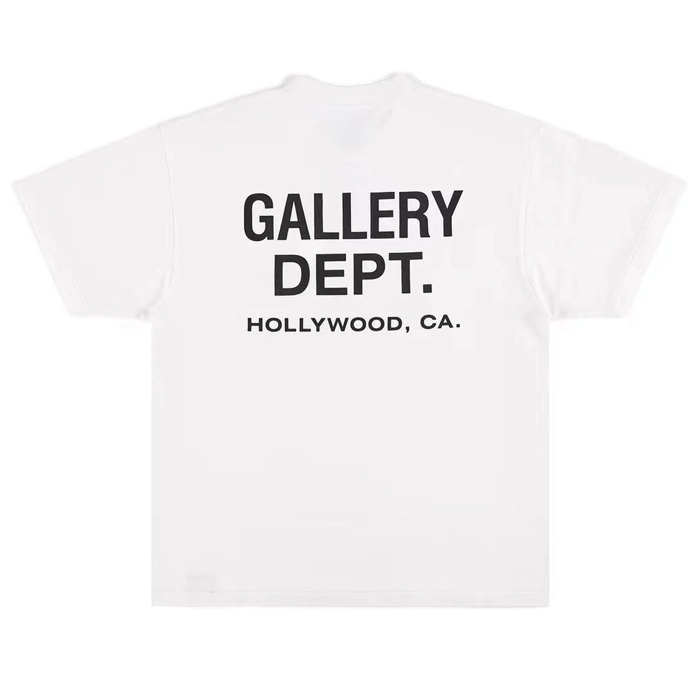 GALLERY DEPT. Souvenir Vintage Tee Hollywood letter washed short sleeved trendy men and women
