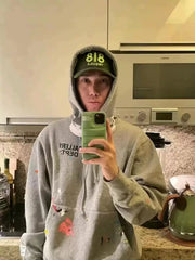 GALLERY DEPT. PAINT LOGO HOODIE Inked Basic Alphabet American High Street Hoodie