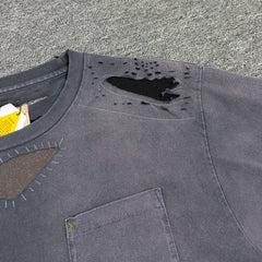 GALLERY DEPT. Salvage T-shirt vintage distressed patch high street short sleeved T-shirt