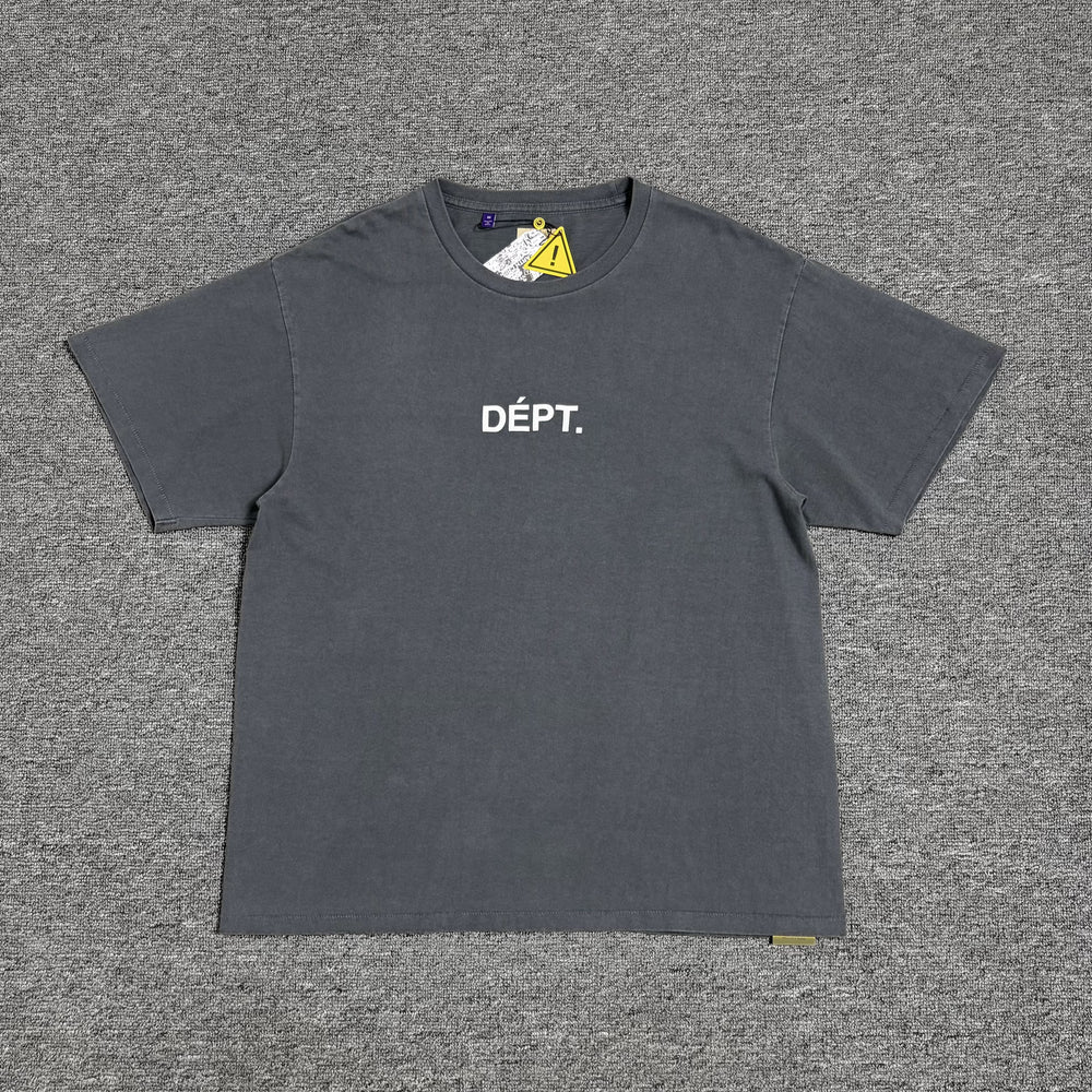 GALLERY DEPT.Logo-Print T-Shirt Letter Printed Laundry High Street Short Sleeve T-shirt