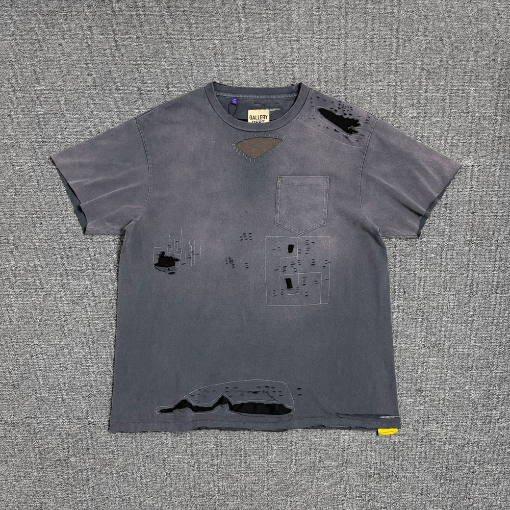 GALLERY DEPT. Salvage T-shirt vintage distressed patch high street short sleeved T-shirt