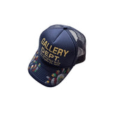 GALLERY DEPT Bevely BLVD Retro Inkjet Truck Hat Hip Hop Hat Mesh Hat Trendy Men and Women