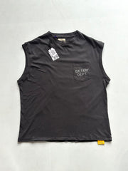 Gallery Dept Independent American Retro Vintage Washed Pocket Printed Sleeveless Tank Top T-shirt for Men and Women Trendy