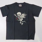 GALLERY DEPT Cherub Tee Retro Vintage Skull Rose Washed Short Sleeve T-shirt Trendy
