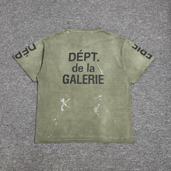 Gallery Dept. Painted French Collector T-shirt painted in French short sleeved T-shirt