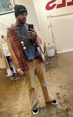 GALLERY DEPT CORDURE LA FLARE American high street lamp core velvet brown micro horn jeans