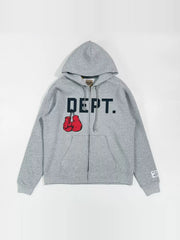 GALLERY DEPT. BOXING MERCH ZIP HOODIE拳击手套拉链卫衣帽衫