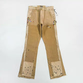 GALLERY DEPT. LA FLARE CARPENTER ink splashing micro-flare lumbering jeans