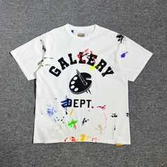 GALLERY DEPT.ART DEPARTMENT TEE调色板泼墨手绘涂鸦高街短袖T恤