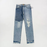 GALLERY DEPT. KEN DENIM Splicing Materials Deconstructing Grinding Edge Destruction Retro Washed Jeans