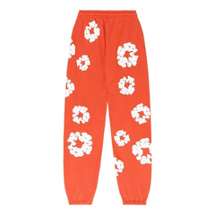 Denim Tears The Cotton Wreath Sweatpants 'Orange'