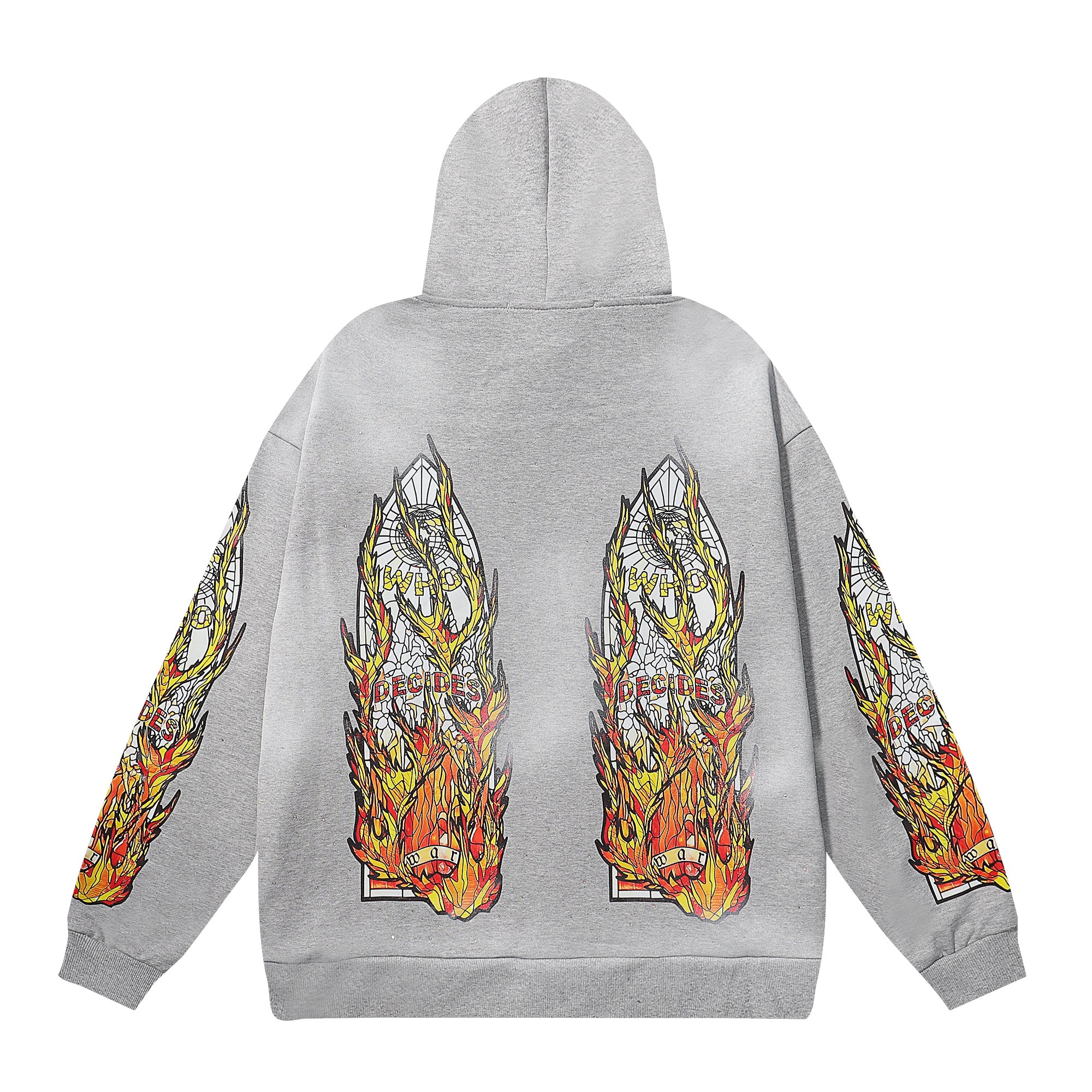West Coast Choppers Flame Graphic Pullover Hoodie