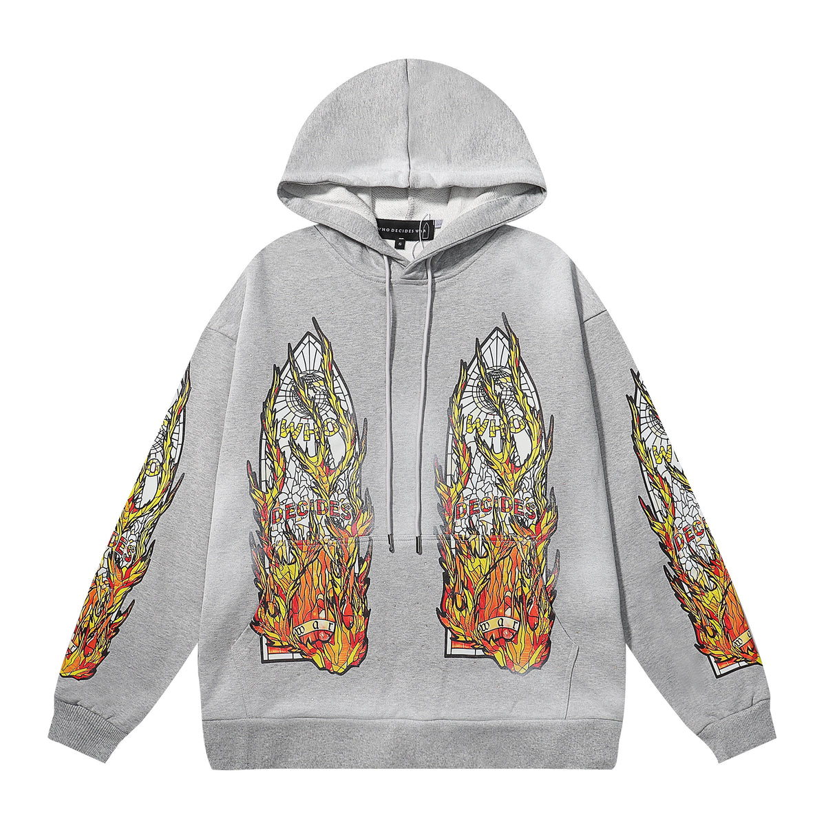 West Coast Choppers Flame Graphic Pullover Hoodie