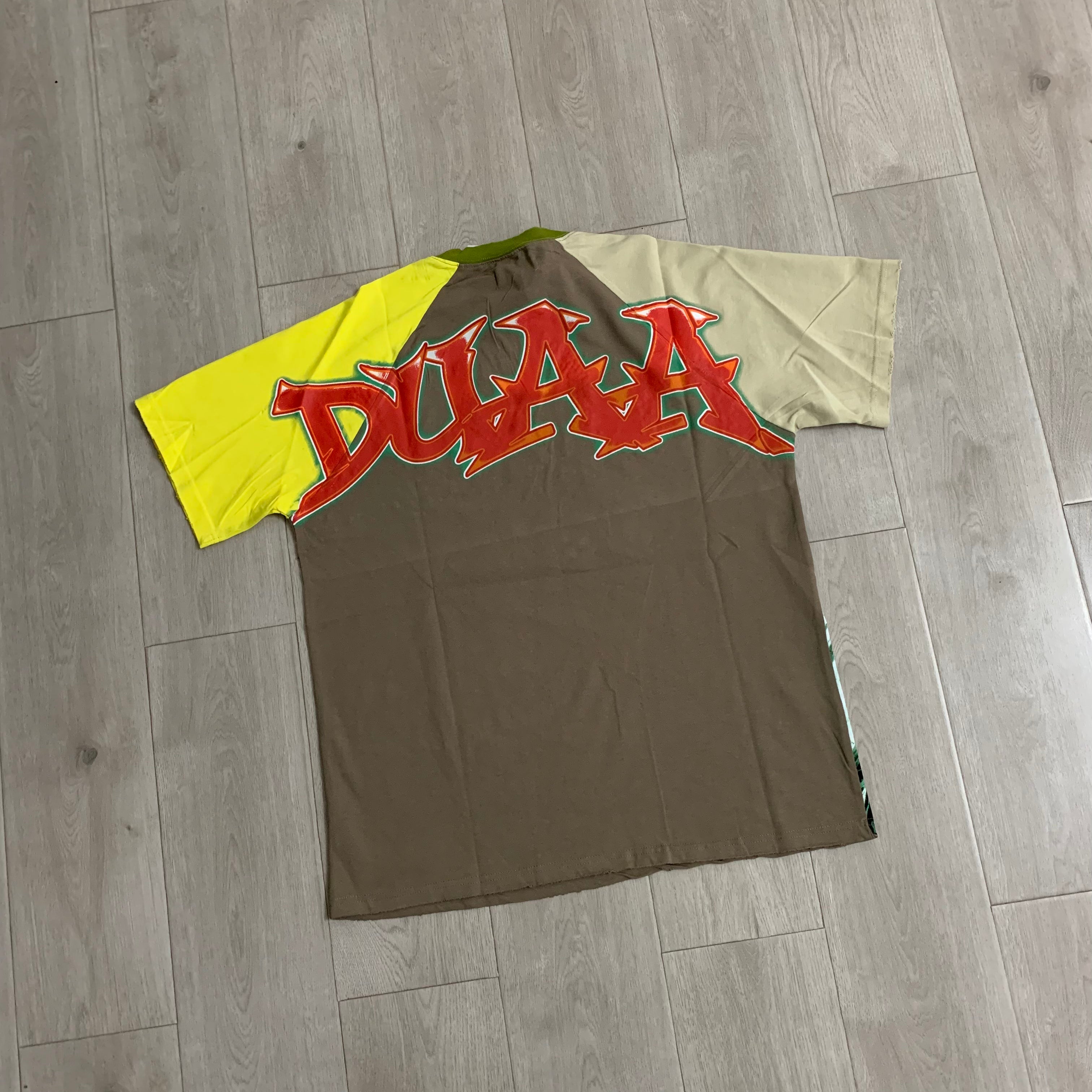DUAA Liberty Statue Rhinestone Washed Graphic T-Shirt