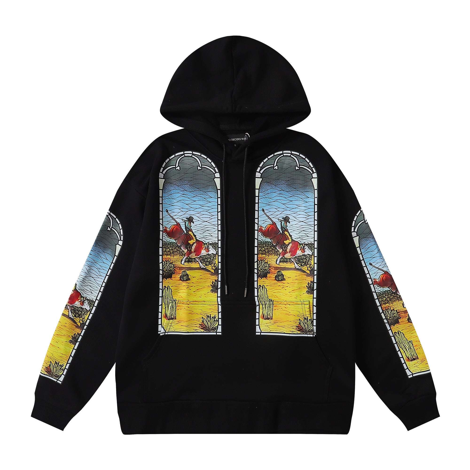 West Coast Choppers Graphic Printed Pullover Hoodie Black