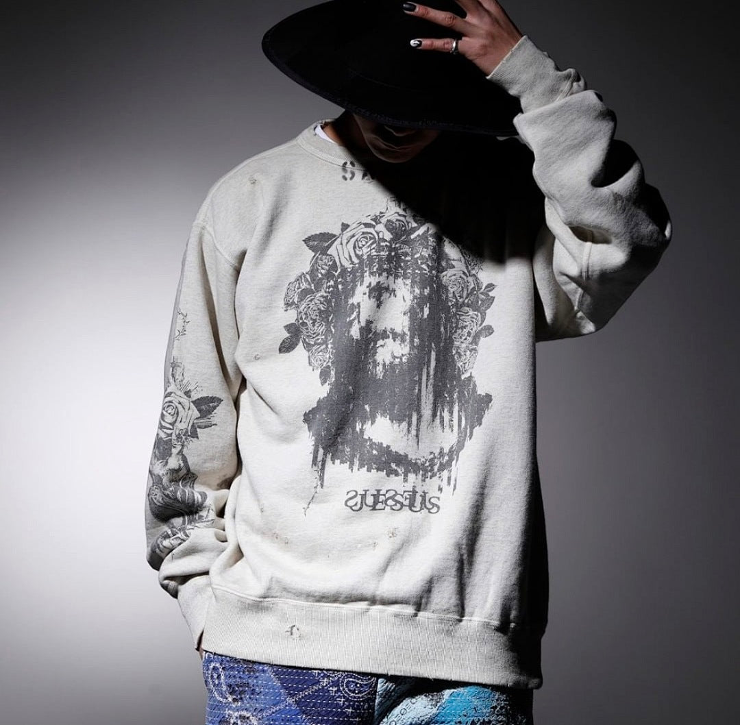 Saint Michael ST49 Jesus Artwork Graphic Sweatshirt