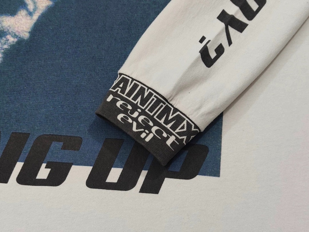 Saint Michael High-Collar Lightning & Arch Logo Sweatshirt