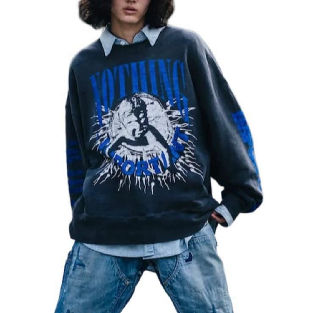 Saint Michael ST930 Skeleton Rocker Graphic Sweatshirt
